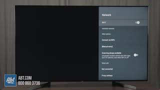 How To Set Up Internet On Your Sony TV - Wi-Fi