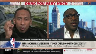 FIRST TAKE| NBA should remove Dunk contest - Stephen A. on Celtics def. Warriors without core player