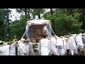 2019.7.6 南房総市御庄区・熱田神社祭礼①