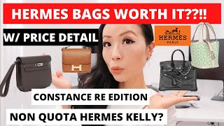 HERMES BAGS WORTH IT? | Hermes constance re edition, micro picotin 14, Birkin rock, Kelly depeche 25