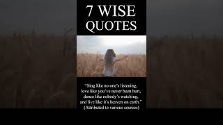 7 Wise Quotes About Life That Will Inspire You to Become The Best #3 #shorts