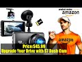 Buy S7 2.5K Dash Cam Front and Rear,64G SD Card,1600P+1080P FHD Dual Dash Camera for