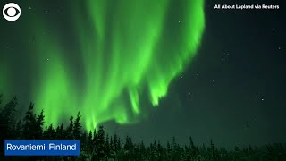 WEB EXTRA: Northern lights over Finland