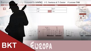 Europa - Santana - Guitar Backing Track