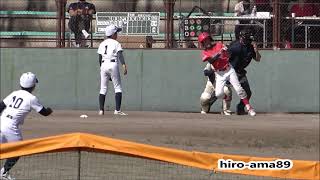 《リトルリーグ》　安芸リトルの選手（右打者）　【ＲＨＲ打ったよ】　20211003