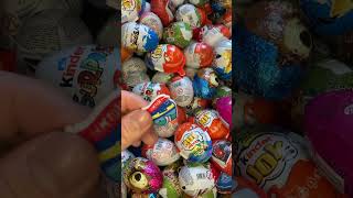 🔥 NEW! Kinder Surprise Eggs Opening ASMR A Lot of Surprise eggs #shorts #satisfying #asmr