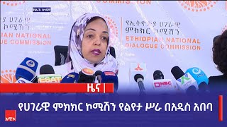 የሀገራዊ ምክክር ኮሚሽን የልየታ ሥራ በአዲስ አበባ