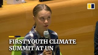 Young people are 'unstoppable', Greta Thunberg tells UN Youth Climate Summit