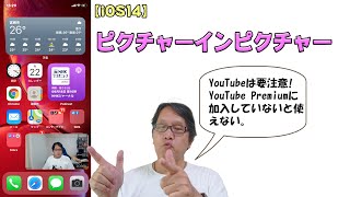 【iOS14】ピクチャーインピクチャー