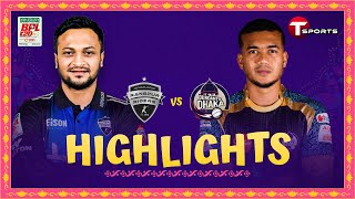 Highlights | Rangpur Riders vs Durdanto Dhaka | BPL 2024 | Cricket | T Sports