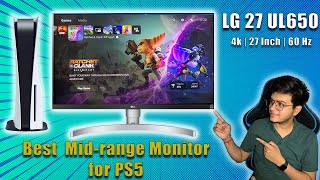 Best 4K HDR Monitor for PS5 in India | LG 27UL650 | Review