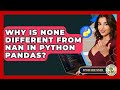 Why Is None Different From NaN In Python Pandas? - Python Code School