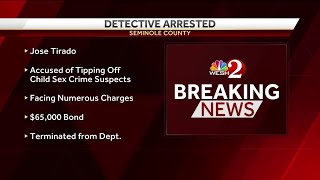 Deputies: Seminole County detective arrested for warning suspects about undercover investigation