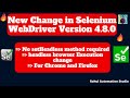 🔥 Headless Browser Execution Changes in Selenium 4.8.0 | Chrome & Firefox Explained 🔥