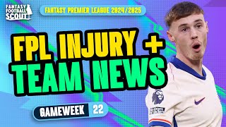 IS PALMER INJURED?! 😱 | FPL TEAM NEWS GW22! | Fantasy Premier League Tips 2024/25