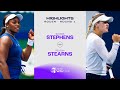 Sloane Stephens vs. Peyton Stearns | 2024 Rouen Round 1 | WTA Match Highlights