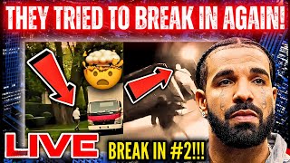 🔴Drake’s Toronto Mansion BROKEN into A SECOND Time! 🤯| Security F*GHTS BACK!|LIVE REACTION!