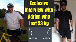 Weight Loss Journey Interview with Adrien | How to lose weight in cycling