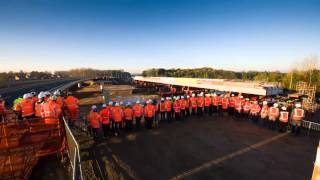 Timelapse inrijden viaduct A2/A79