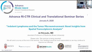 Clinical Translational Research Seminar Series: Ari Pelcovits, MD + Patricia Zadnik Sullivan, MD