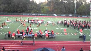 Waynesville Tiger Pride Marching Band at CMU Band Day 2014