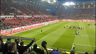 FSV Mainz 05-SV Werder Bremen / Stimmung Gästeblock nach Abpfiff (,,Der SVW ist wieder da")