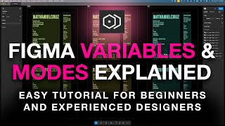 Figma Variables & Modes Explained Easy Tutorial for Beginners and Experienced Designers