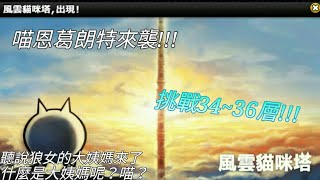 貓咪大戰爭EP157挑戰貓塔34~36層!!!