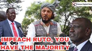 'The only thing Raila anaeza tufanyia ni ku-impeach Ruto, Sai ako na Majority!' Sheikh!!