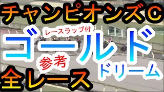 【競馬 参考 チャンピオンズカップ】1枠配置で一発の気配！ゴールドドリーム全レースまとめ！ラップタイム付！