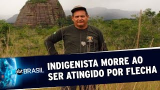 Indigenista da Funai morre ao ser atingido por flecha de índios isolados | SBT Brasil (10/09/20)