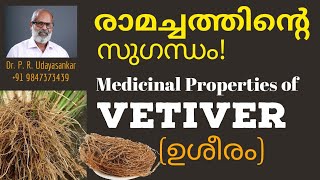 രാമച്ചത്തിന്റെ സുഗന്ധം || Medicinal Properties of Vetiver || Useeram || @DrPRUdayaSankar