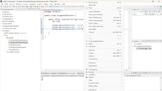 java assignment operators in Amharic