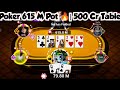 Poker 615 M Pot 🔥| 500 Cr Table | TEEN PATTI GOLD | POKER