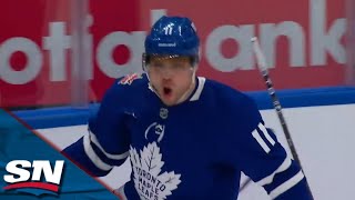 Maple Leafs' Matthew Knies Sets Up Max Domi Goal To Complete Gordie Howe Hat Trick