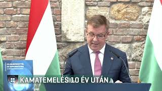 10 év után kezdett az alapkamat emelésébe a jegybank 21-06-22