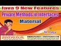 Download Java 9 New Features: Private Methods in Interfaces Material