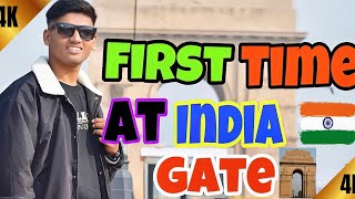 First time at india gate| explore india 🇮🇳  #indiagate