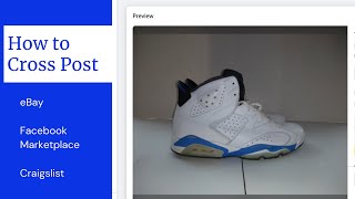 How to Cross Post from eBay to Facebook Marketplace and Craigslist