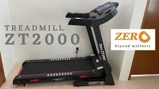 Unboxing \u0026 Setting Up ZERO Treadmill ZT2000