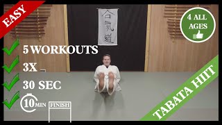 5 SIMPLE STAMINA AND COORDINATION EXCERCISES 30/10 TABATA HIIT