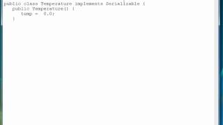 14 01 Creating A JavaBean Class