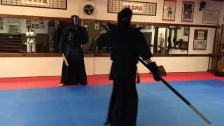 Weapons Fighting (Kobudo Kumite) in Bogu Armor