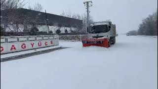 Elazığ OSB'de Kar Temizliği Çalışmaları Başladı