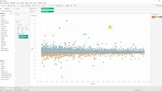 Jitter Plot for analyzing one variable using Tableau Software – Skill Pill