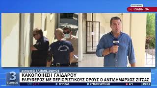 Ιωάννινα-Κακομεταχείριση γαϊδουριού:Ελεύθερος με περιοριστικούς όρους ο αντιδήμαρχος Ζίτσας|29/8 ΕΡΤ