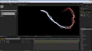 Light Strokes Effect with built in Plugins // After Effects Tutorial // HD