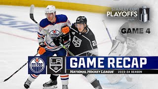 Gm 4: Oilers @ Kings 4/28 | NHL Highlights | 2024 Stanley Cup Playoffs