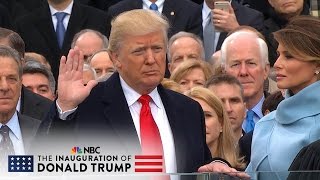 The 58th Presidential Inauguration of Donald J. Trump (Full Video)  | NBC News