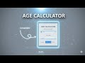 Age Calculator || HTML || CSS || JavaScript || Frontend || Step by Step Tutorial || @CodlerOfficial